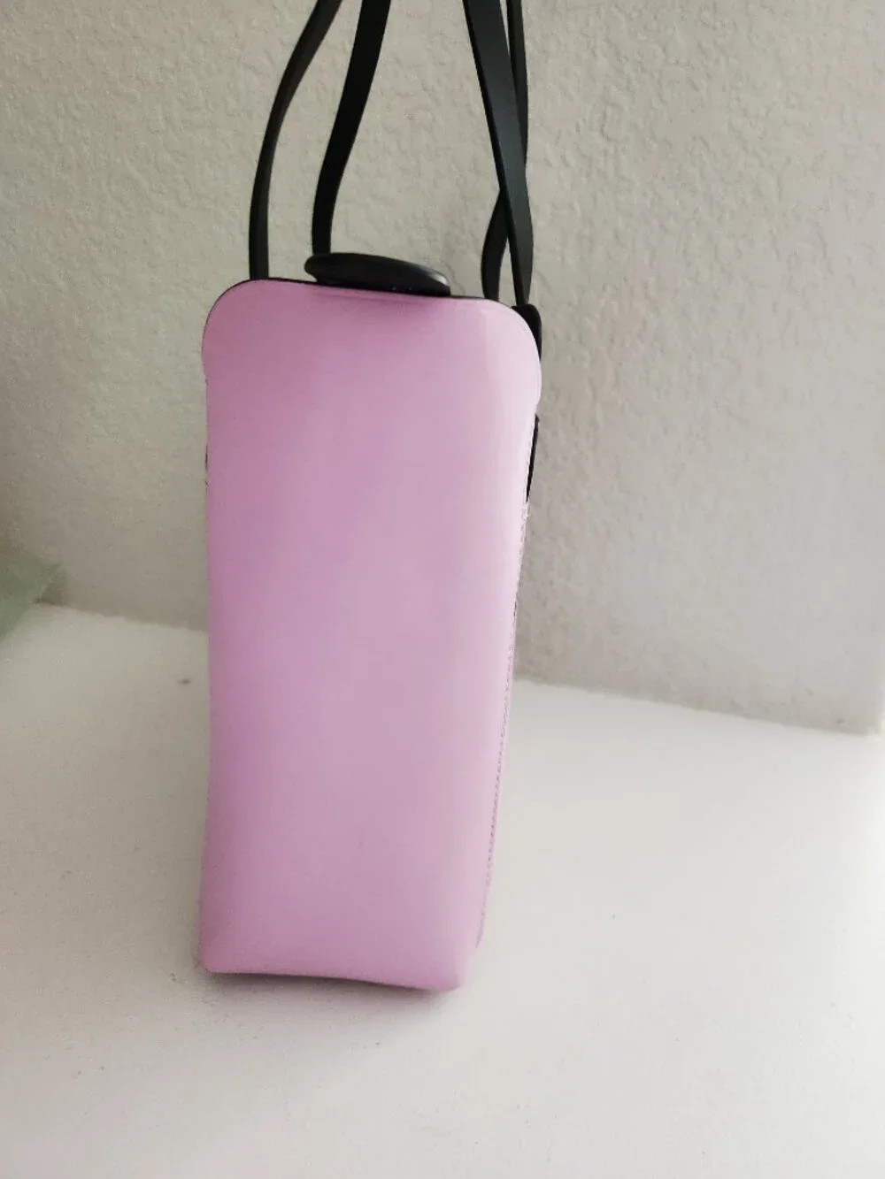 New Kate Spade NY Purple & Black Leather Shoulder Bag Satchel Purse